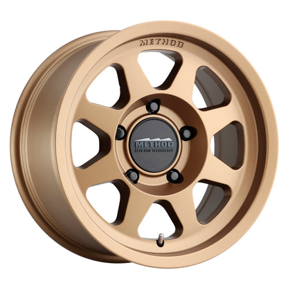 Method MR701 16x8 0mm Offset 5x120 72.6mm CB Method Bronze Wheel