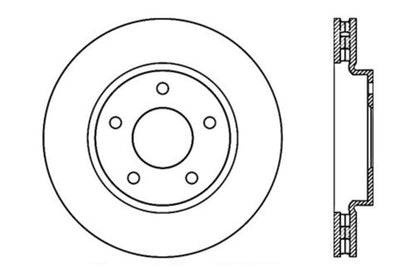 StopTech Drilled Sport Brake Rotor