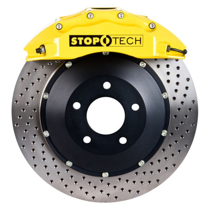 StopTech 06-09 Honda S2000 Yellow ST-60 Caliper 355x32mm Drilled Rotors Front Big Brake Kit