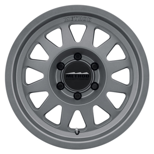 Method MR704 15x7 +15mm Offset 5x100 56.1mm CB Matte Titanium Wheel