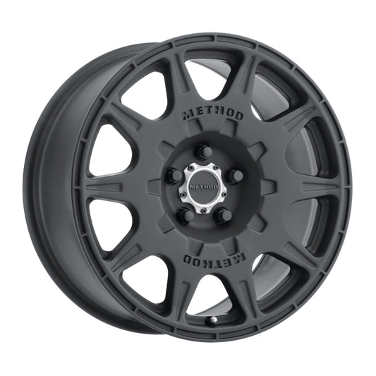 Method MR502 RALLY 16x7 +30mm Offset 5x108 63.4mm CB Matte Black Wheel