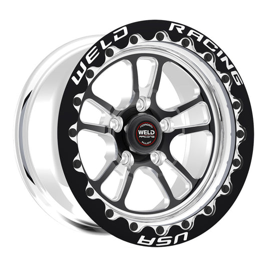Weld S70 RT-S 17x11 / 5x115 BP / 5.8in BS Black Wheel 3.18in ID (High Pad) - BLK SBL
