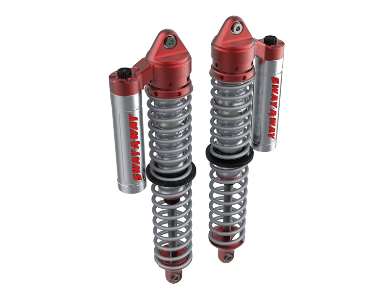 aFe 17-19 Polaris RZR 925/1000cc Sway-A-Way 2.5 Front Coilover Kit w/ PB Reservoirs and Comp Adj