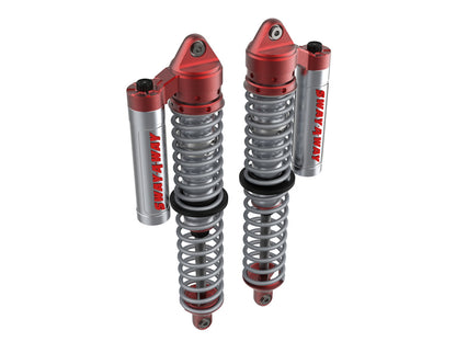 aFe 17-19 Polaris RZR 925/1000cc Sway-A-Way 2.5 Front Coilover Kit w/ PB Reservoirs and Comp Adj