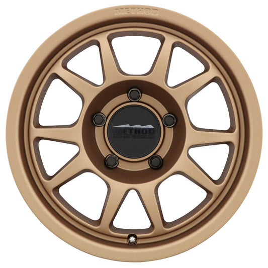 Method MR702 16x8 0mm Offset 5x6.5 114.25mm CB Method Bronze Wheel