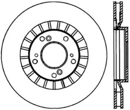 Stoptech 00-09 Honda S2000 Front CRYO-STOP Rotor