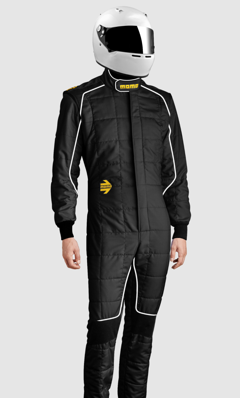 Momo Corsa Evo Driver Suits Size 54 (SFI 3.2A/5/FIA 8856-2000)-Black