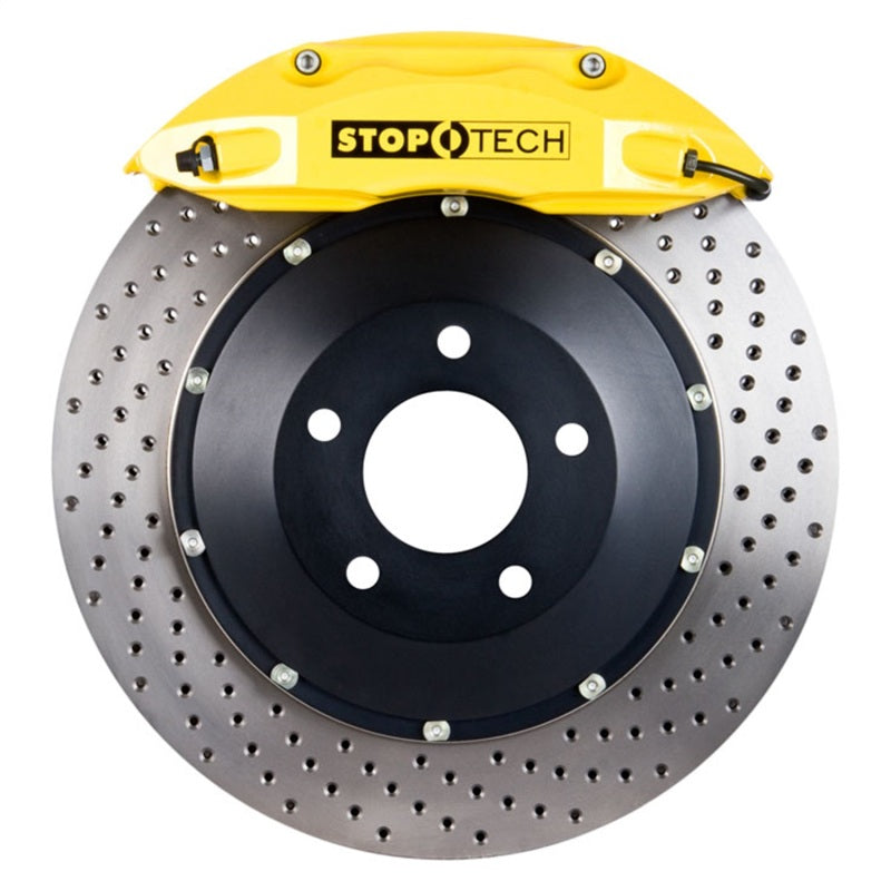 StopTech 00-05 Honda S2000 Yellow ST-40 Calipers 328x32mm Drilled Rotors Front Big Brake Kit