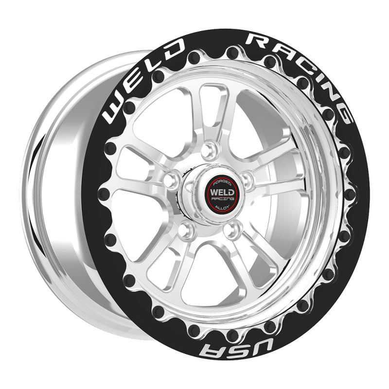 Weld S70 17x10.5 / 5x120mm BP / 7.7in. BS Black Wheel (high Pad) - Single Beadlock MT