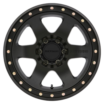 Method MR310 Con6 17x8.5 0mm Offset 6x135 87mm CB Matte Black Wheel