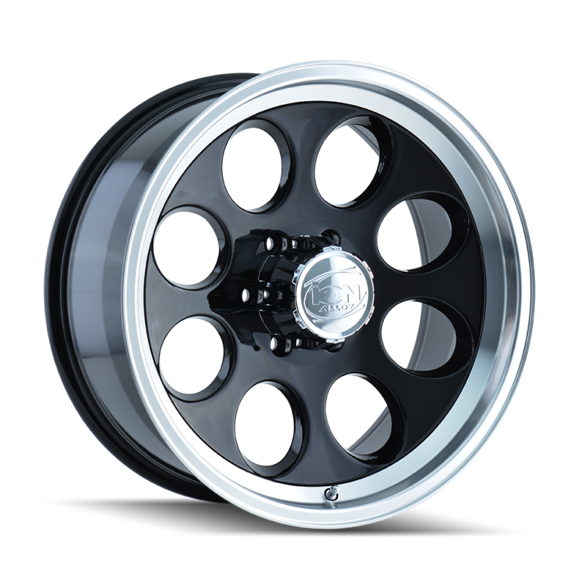 ION Type 171 16x8 / 8x170 BP / -5mm Offset / 130.8mm Hub Black/Machined Wheel