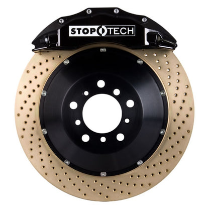 StopTech 06-09 Honda S2000 Black ST-60 Caliper 355x32mm Drilled Coated Rotors Front Big Brake Kit