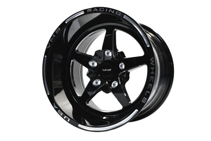 STREET OR DRAG RACE 5 LUG V-STAR WHEEL 15X10 5X114.3 (5X4.5") +20 OFFSET (6.25" BACKSPACING)